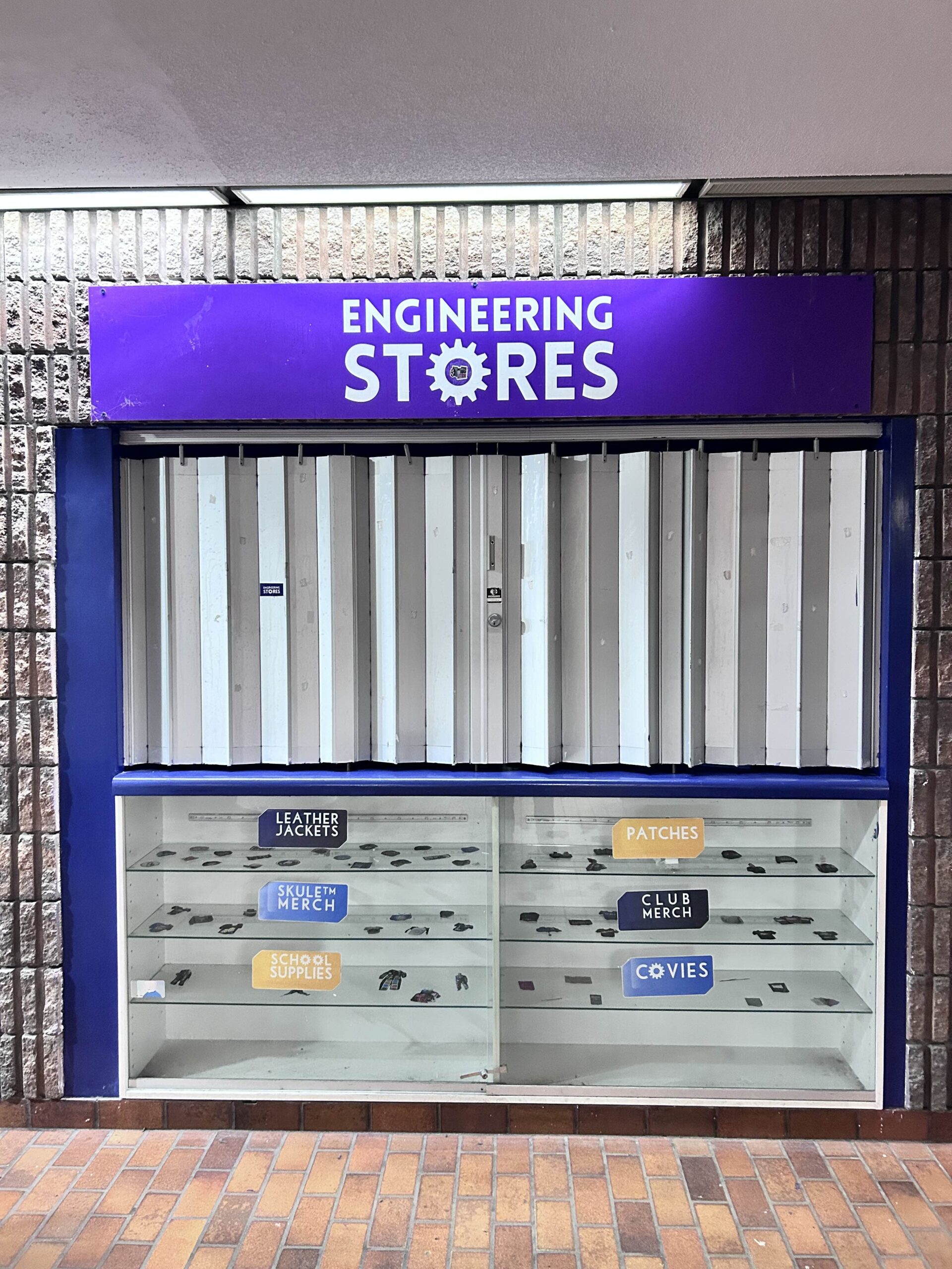Picture of the Engineering Stores