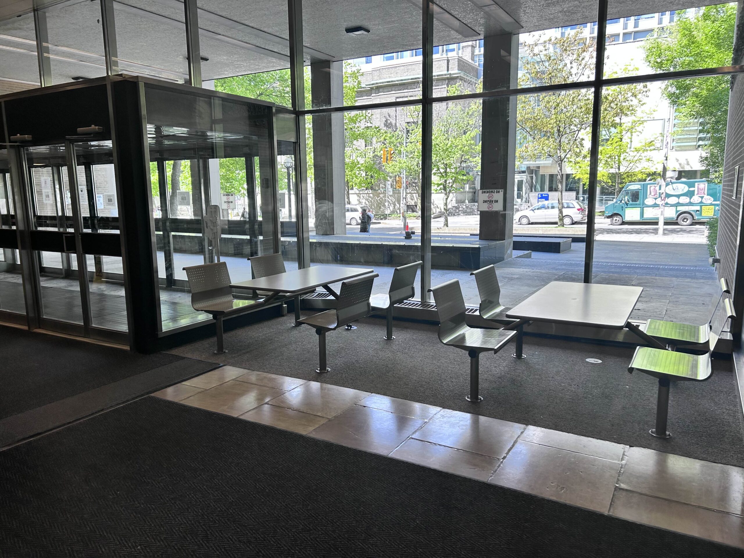 Picture of the Study Space at the Front Entrance of GB
