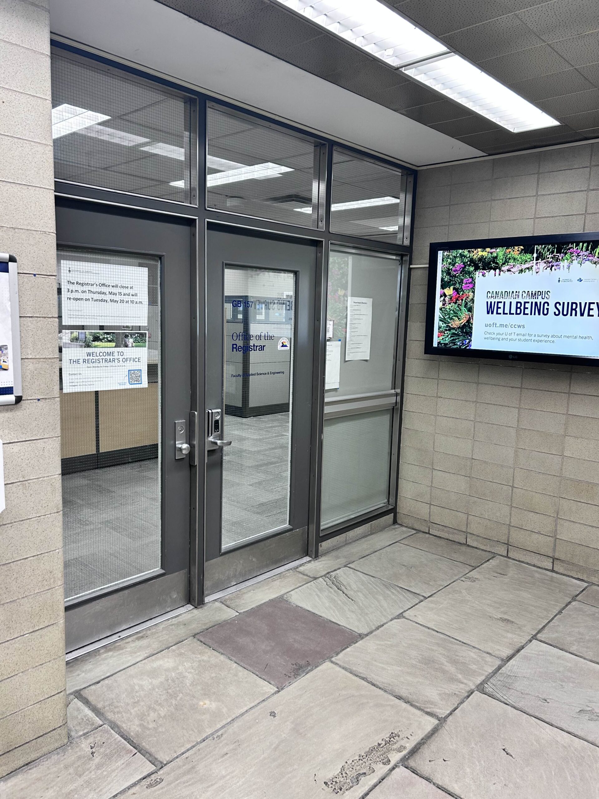 Picture of the Registrar's Office